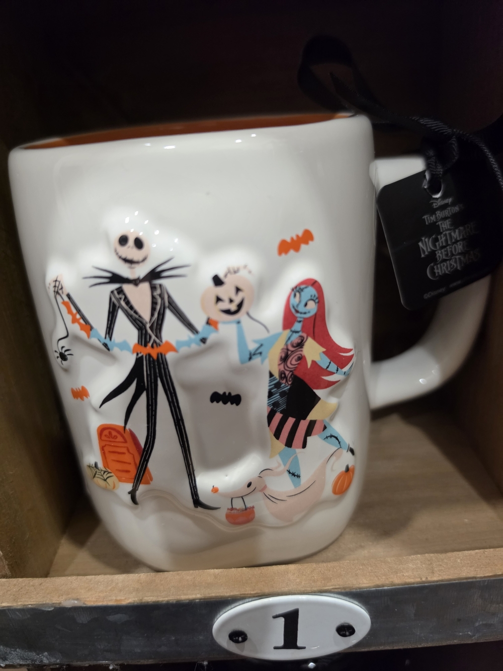 Rae Dunn XThe Nightmare Before Christmas Jack & Sally Mug